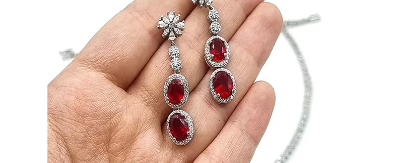 سرویس نقره زنانه یاقوت 00147