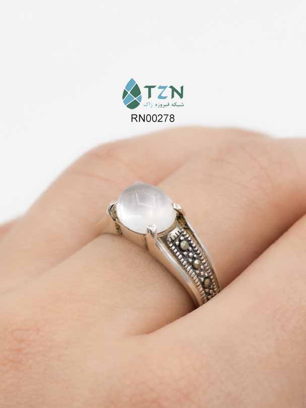 انگشتر زنانه نقره دُر